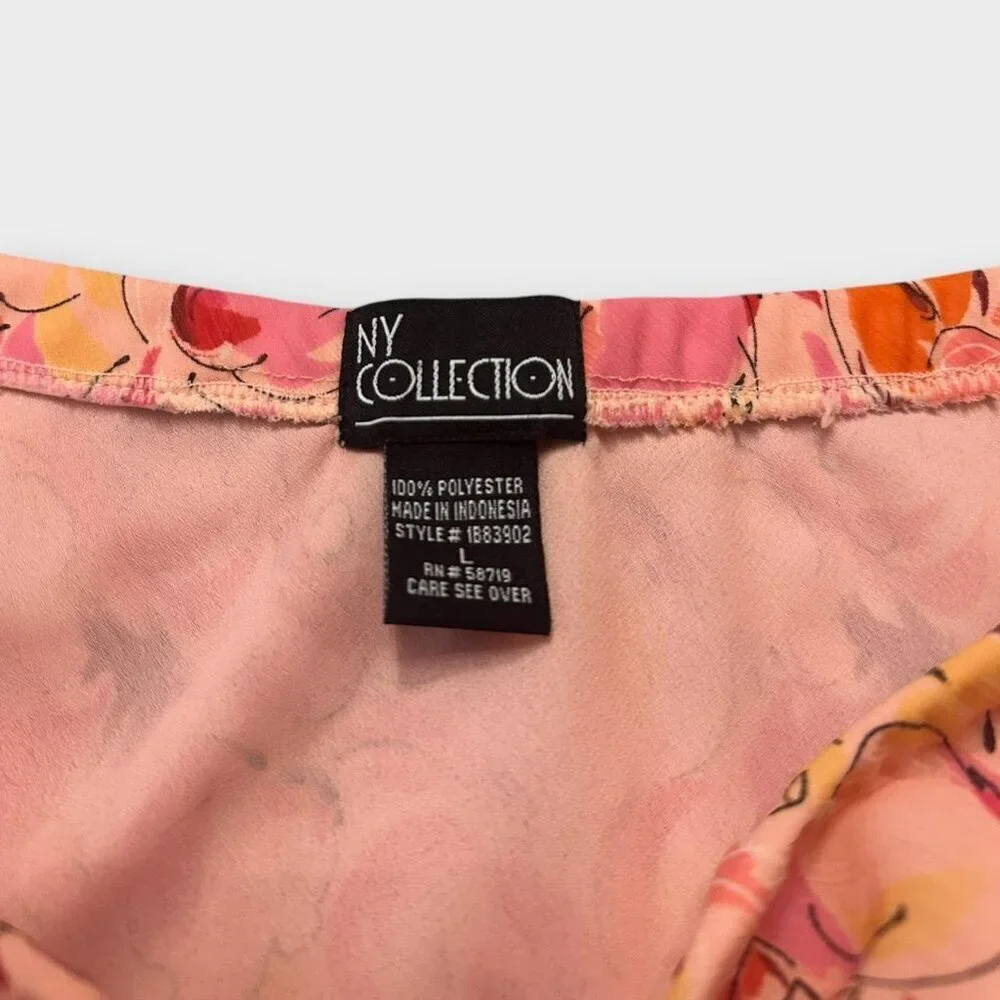 NY Collection Floral Skirt